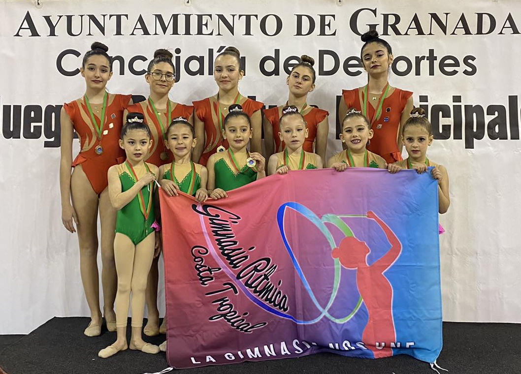 Gran actuación del Club Gimnasia Rítmica Costa Tropical de Motril en el campeonato provincial.